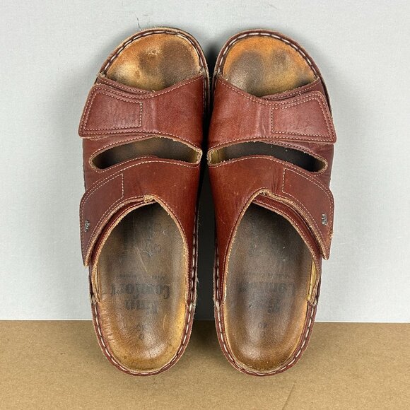 Finn Comfort Jamaica Leather Two Strap Sandals Womens 9 EU 40 Brown Adjustable - Picture 5 of 10